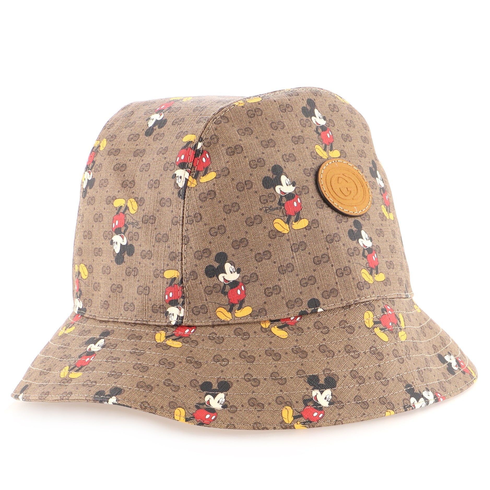 Disney Mickey Mouse Bucket Hat Printed Mini GG Coated Canvas XL