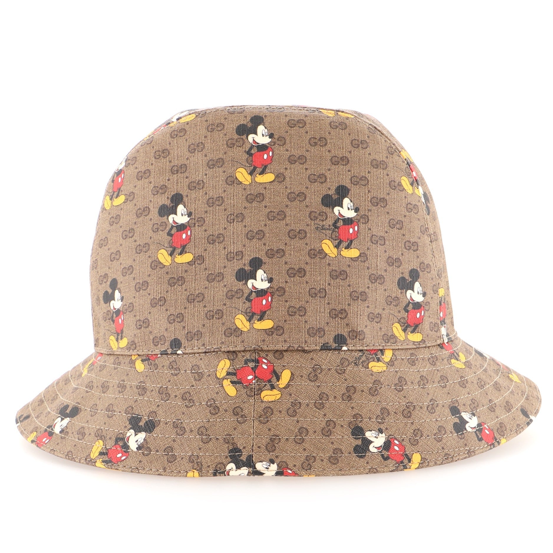 Disney Mickey Mouse Bucket Hat Printed Mini GG Coated Canvas XL