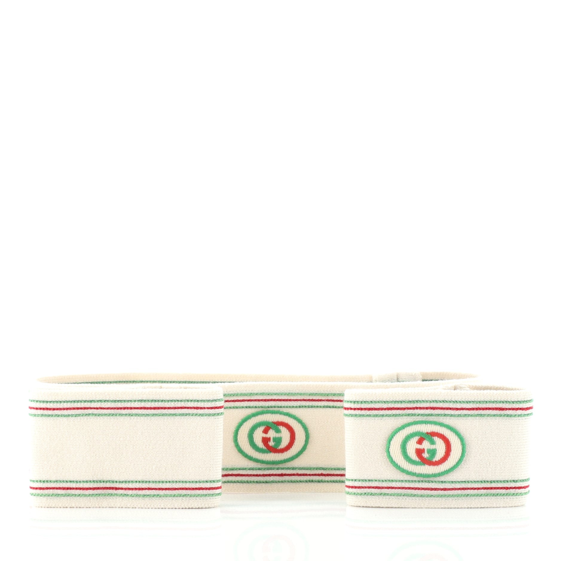 Logo Headband and Wristband Set Elastic Medium
