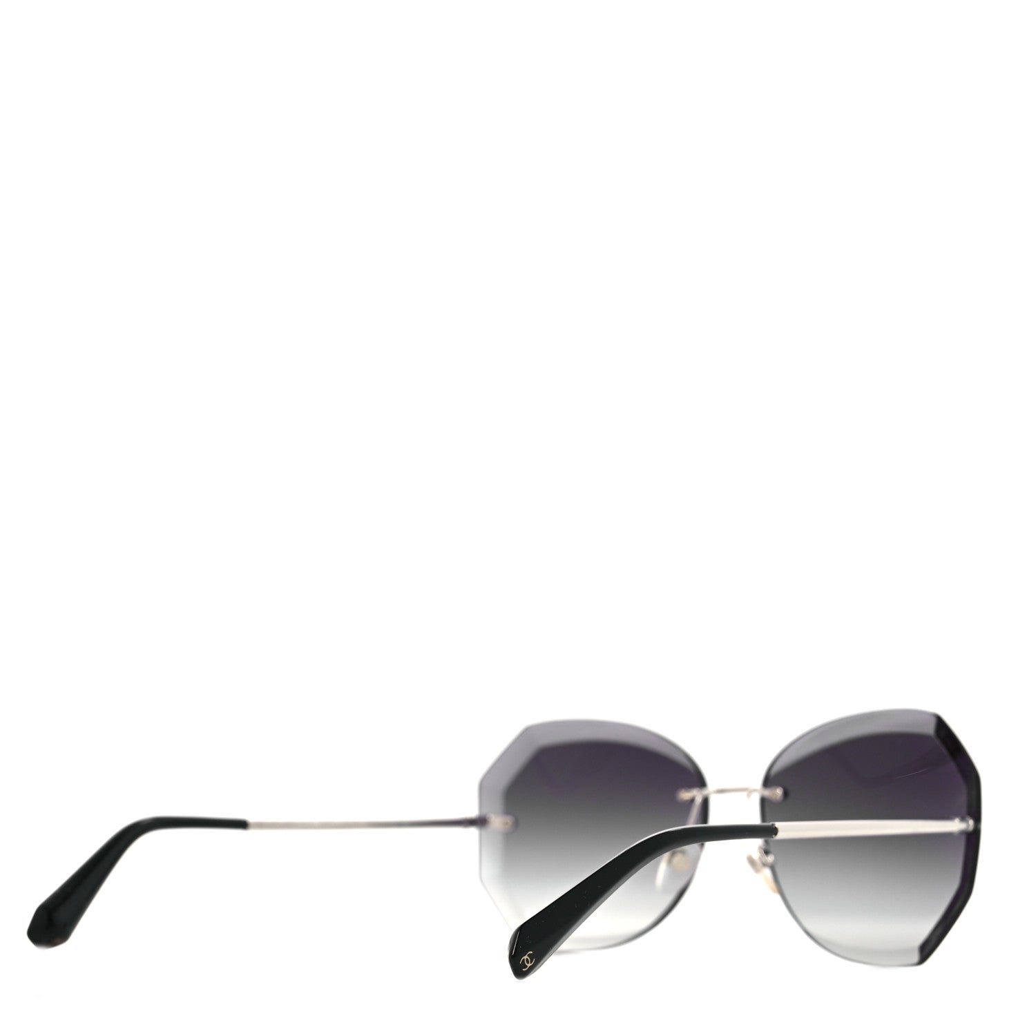 Metal Spring Round Sunglasses 4220 Silver