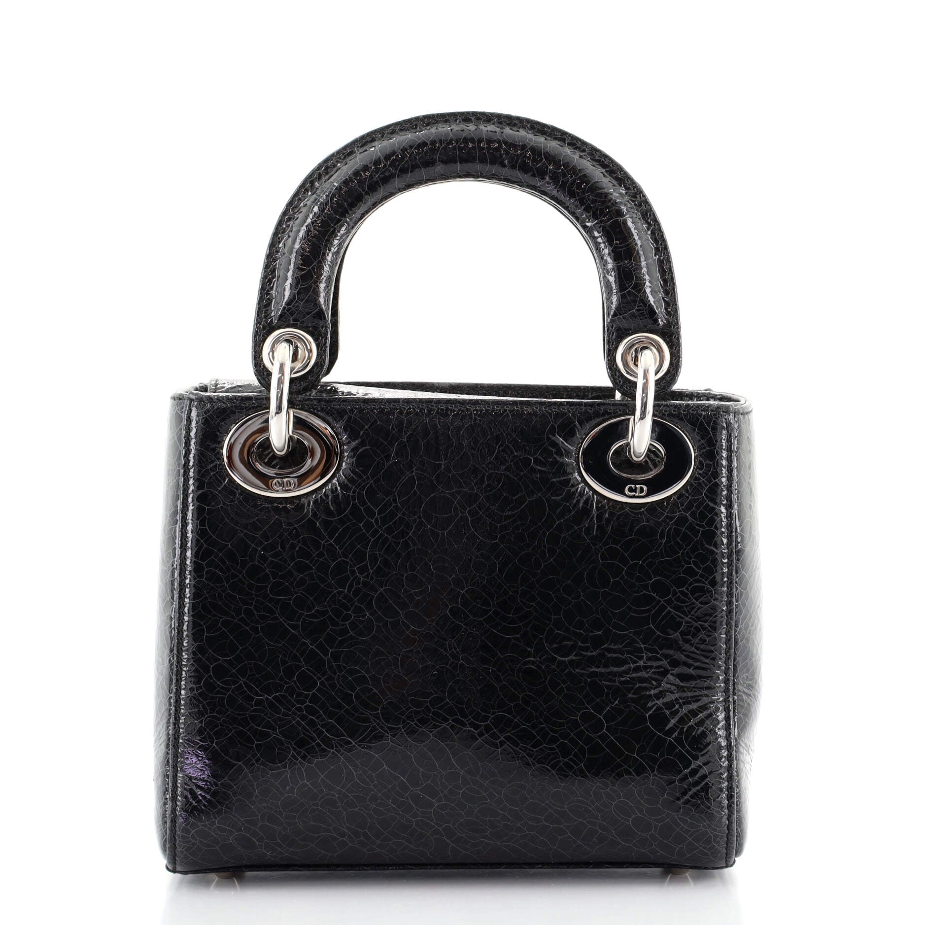 Lady Dior Bag Limited Edition Embellished Crackled Deerskin Mini