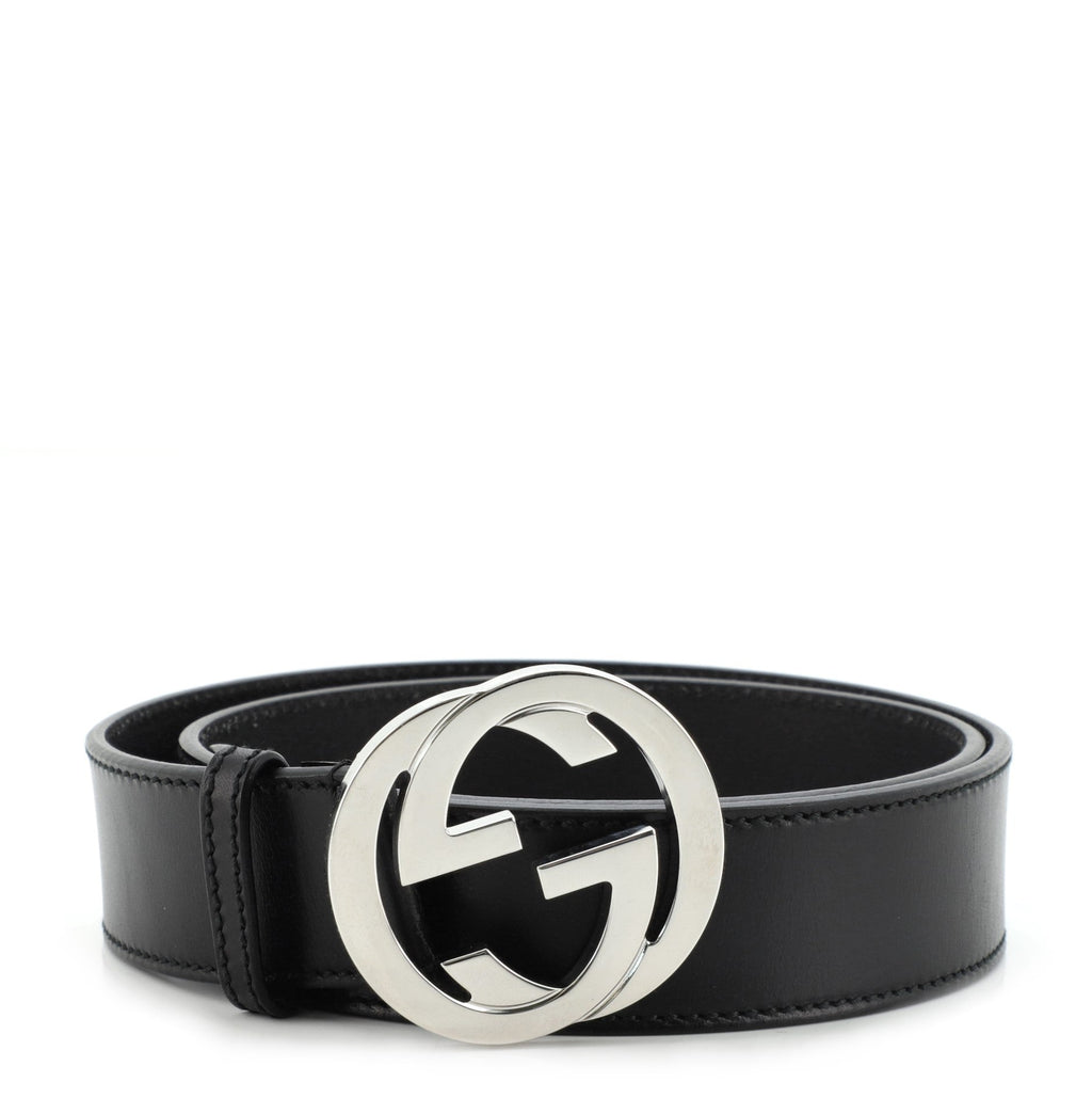 Interlocking G Belt Leather Wide 95