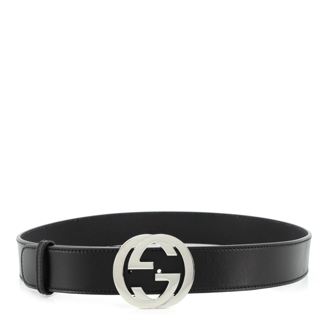 Interlocking G Belt Leather Wide 95
