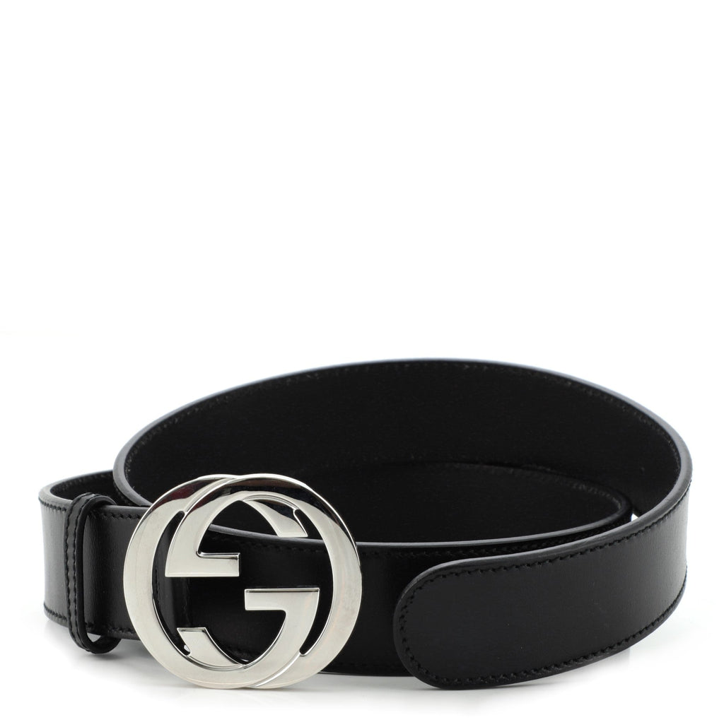Interlocking G Belt Leather Wide 95