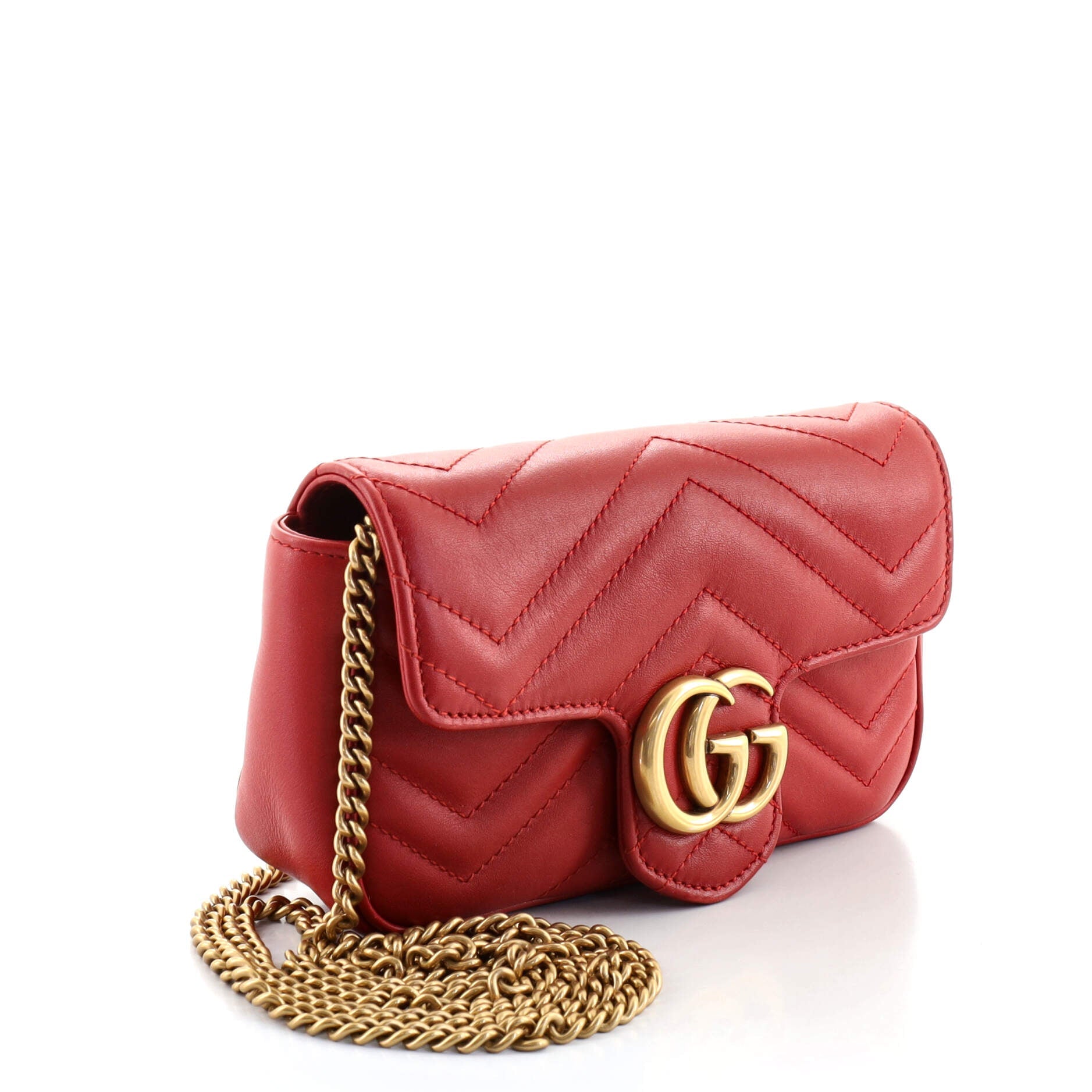 GG Marmont Flap Bag Matelasse Leather Super Mini