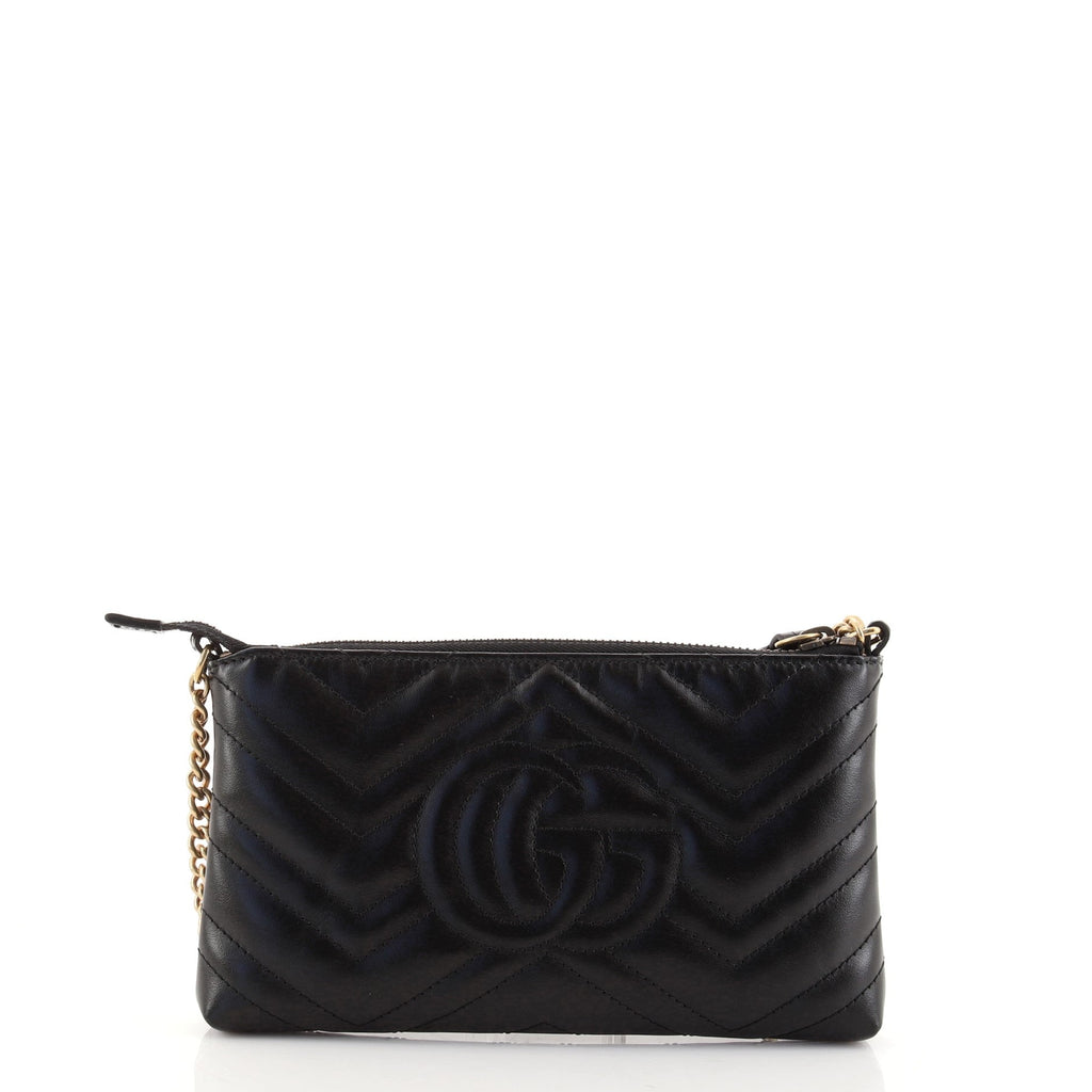 GG Marmont Chain Shoulder Bag Matelasse Leather Mini
