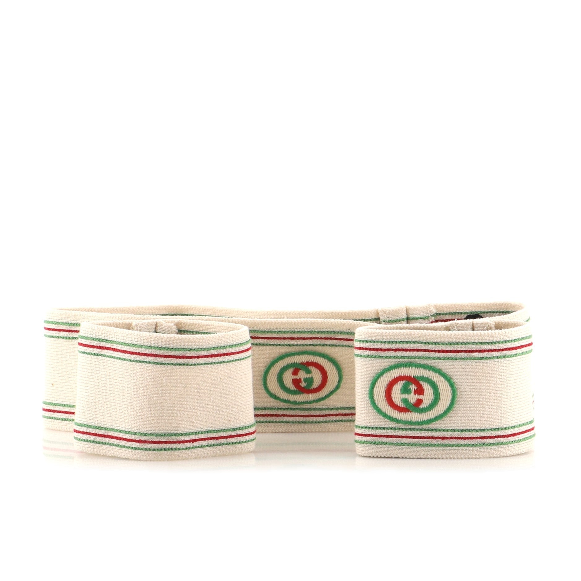 Logo Headband and Wristband Set Elastic Medium