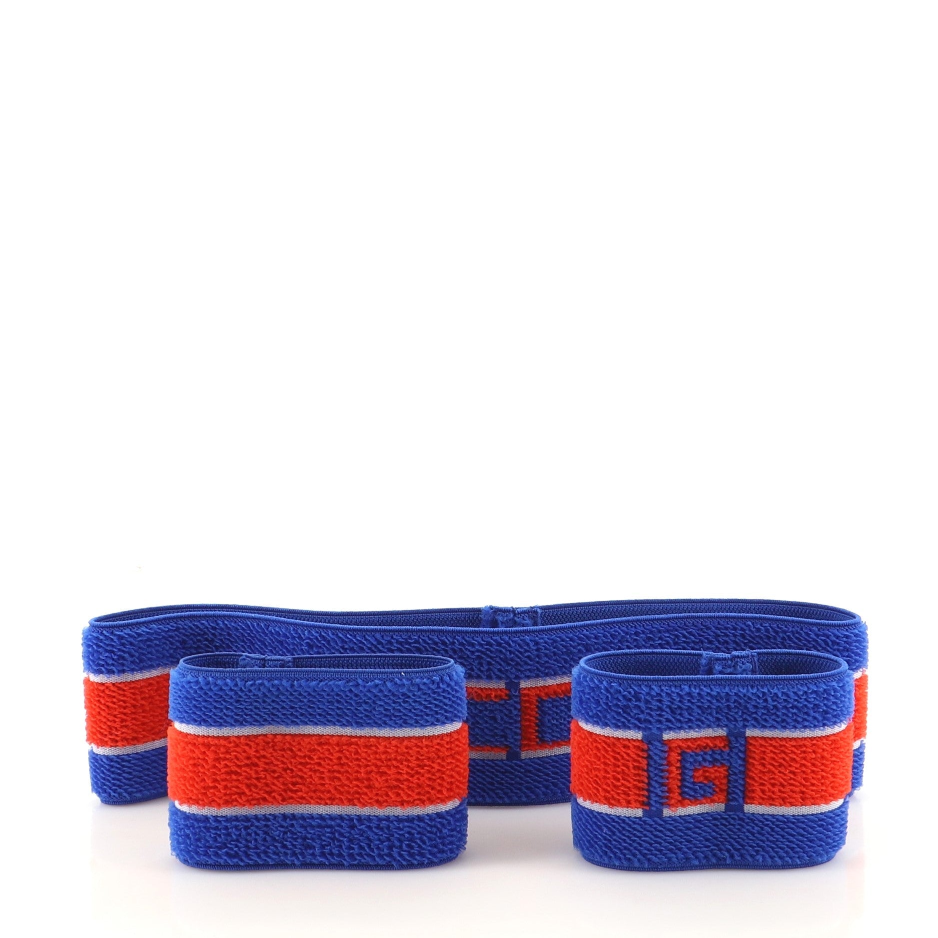 Logo Headband and Wristband Set Elastic Medium