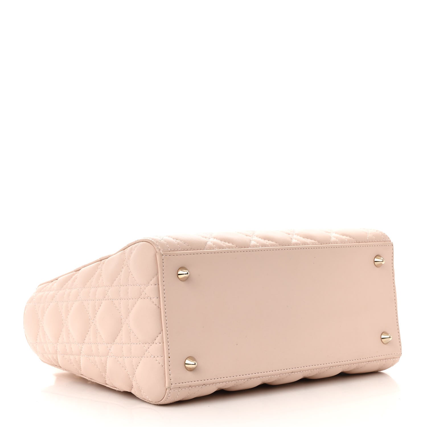 Lambskin Cannage Medium Lady Dior Light Pink