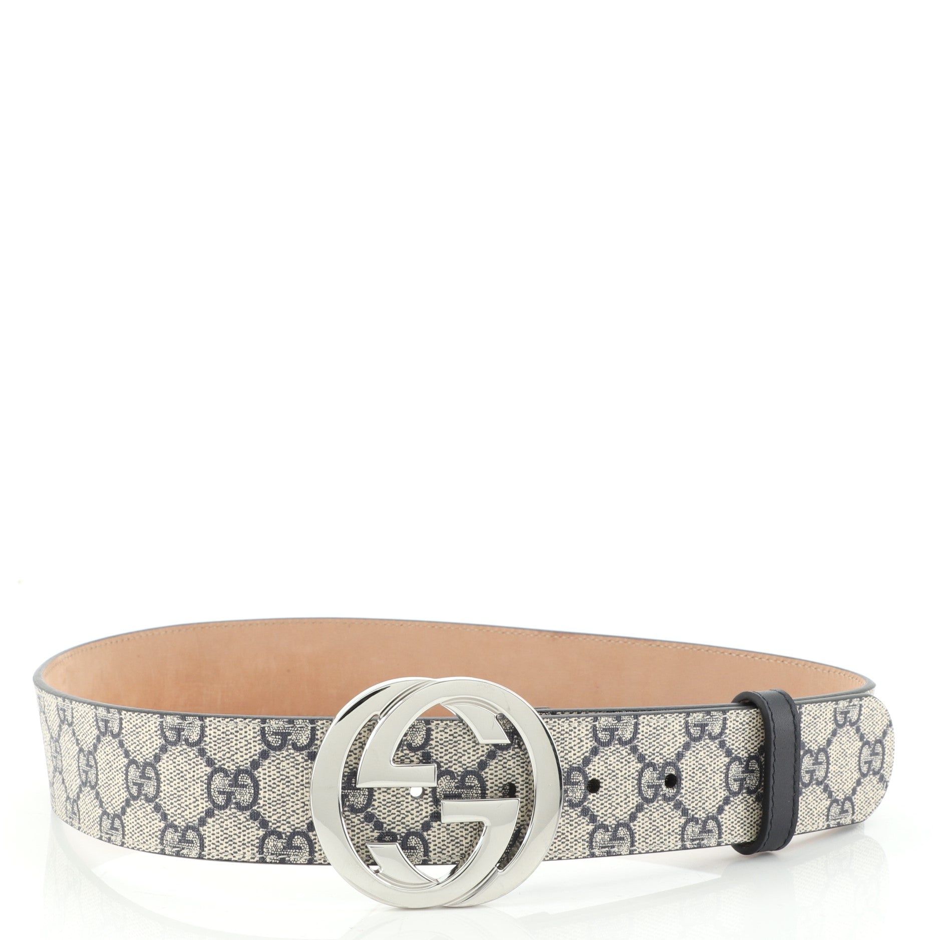 Interlocking G Belt GG Coated Canvas Wide 80