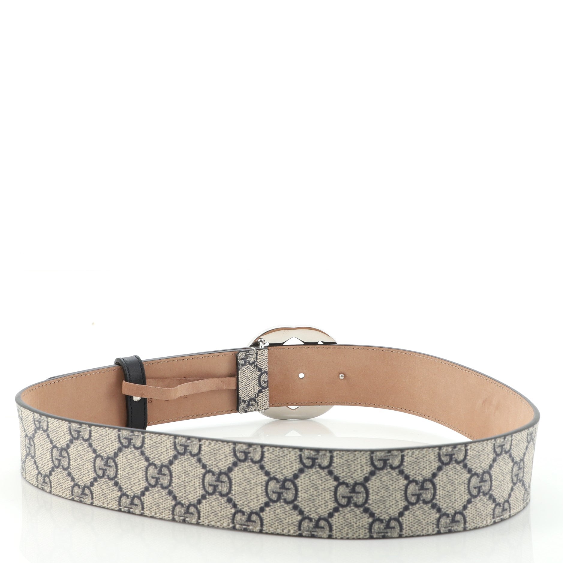 Interlocking G Belt GG Coated Canvas Wide 80