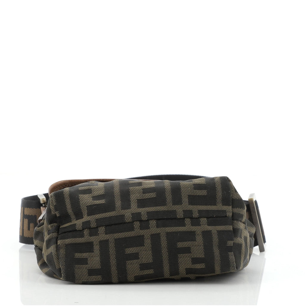 Vintage FF Flap Messenger Bag Zucca Canvas Mini