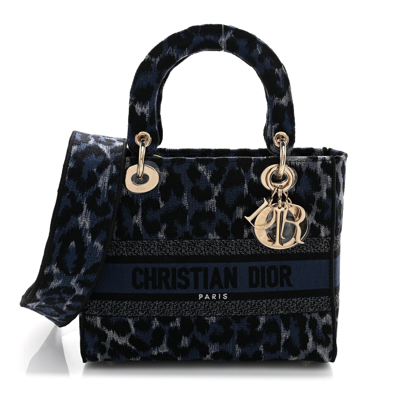 Canvas Mizza Embroidered Medium Lady D-Lite Blue