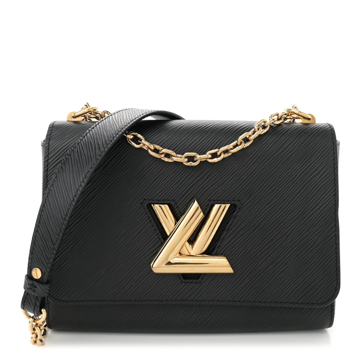 Epi Twist Shoulder Bag MM Black