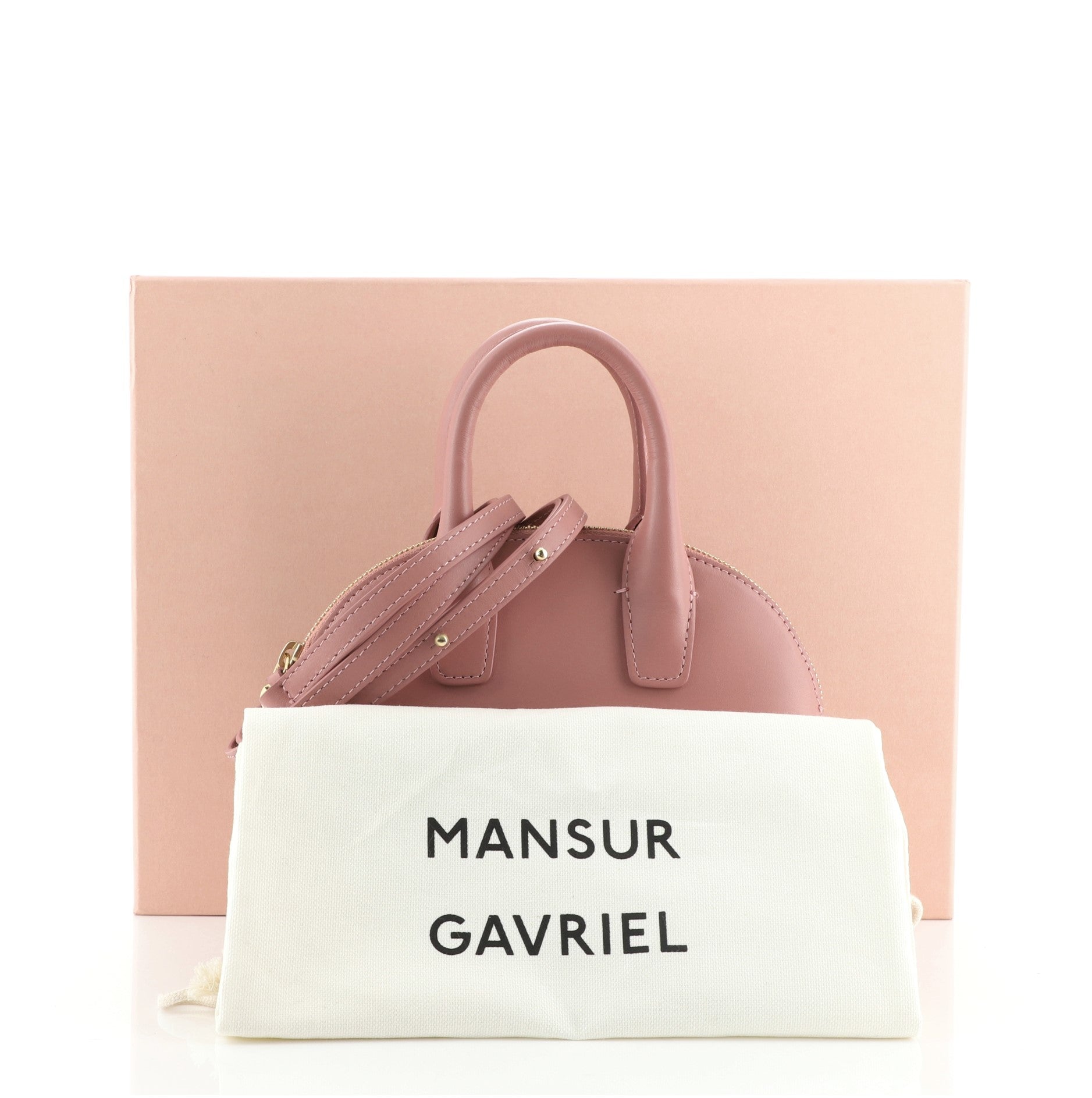 Top Handle Bag Leather Mini