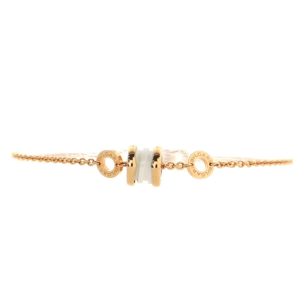 B.Zero1 Pendant Necklace 18K Rose Gold and Ceramic