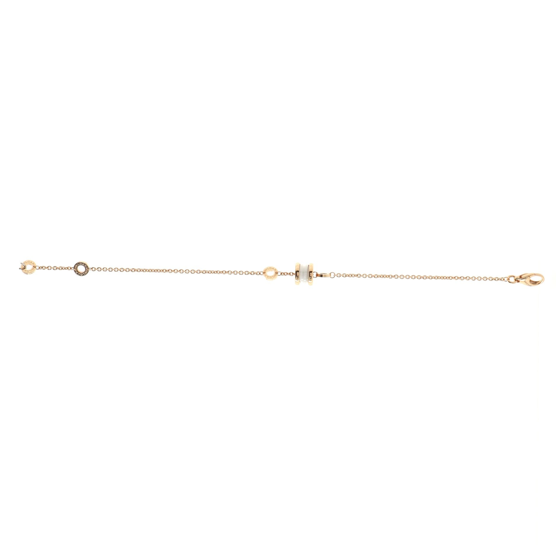 B.Zero1 Pendant Necklace 18K Rose Gold and Ceramic