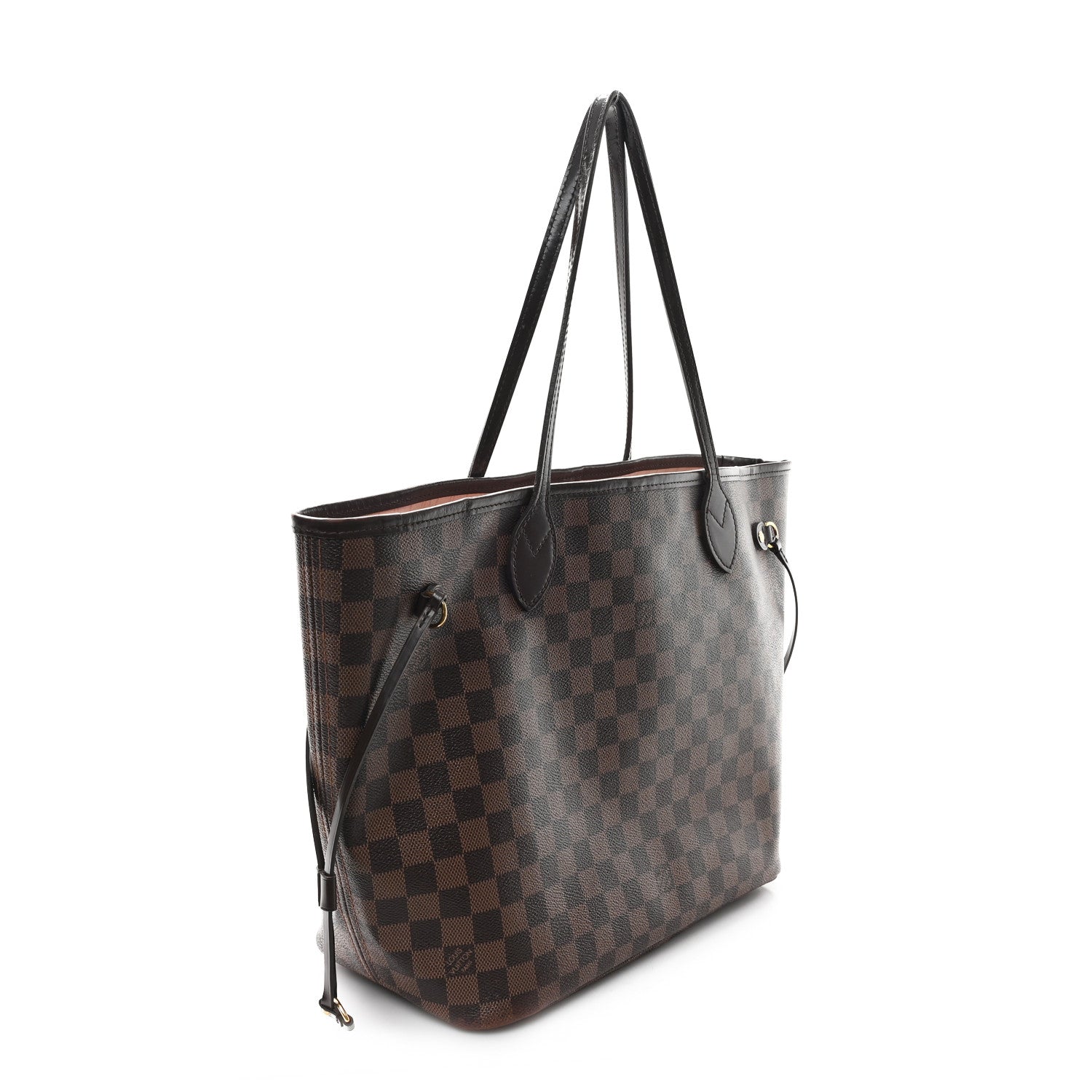 Damier Ebene Neo Neverfull MM Rose Ballerine