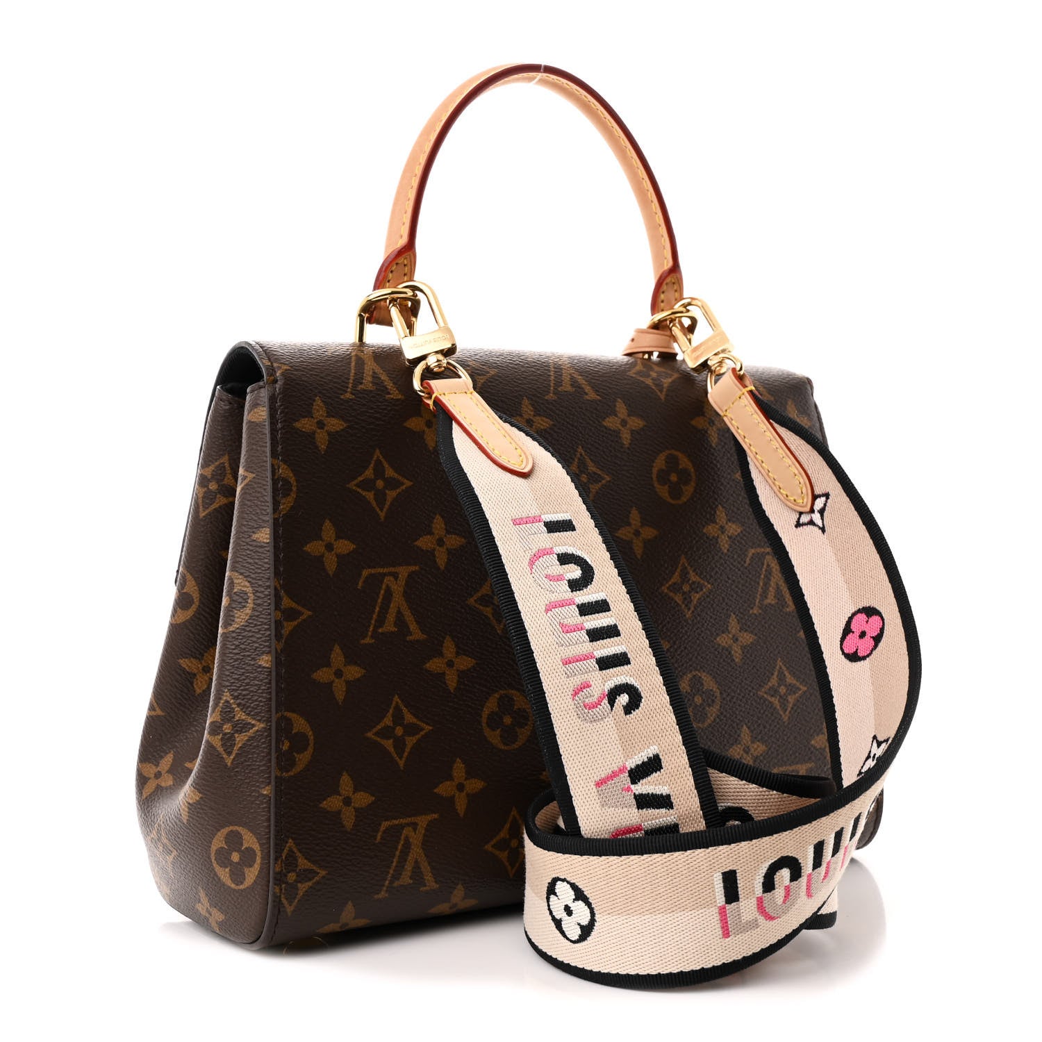 Monogram Jacquard Cluny BB Black