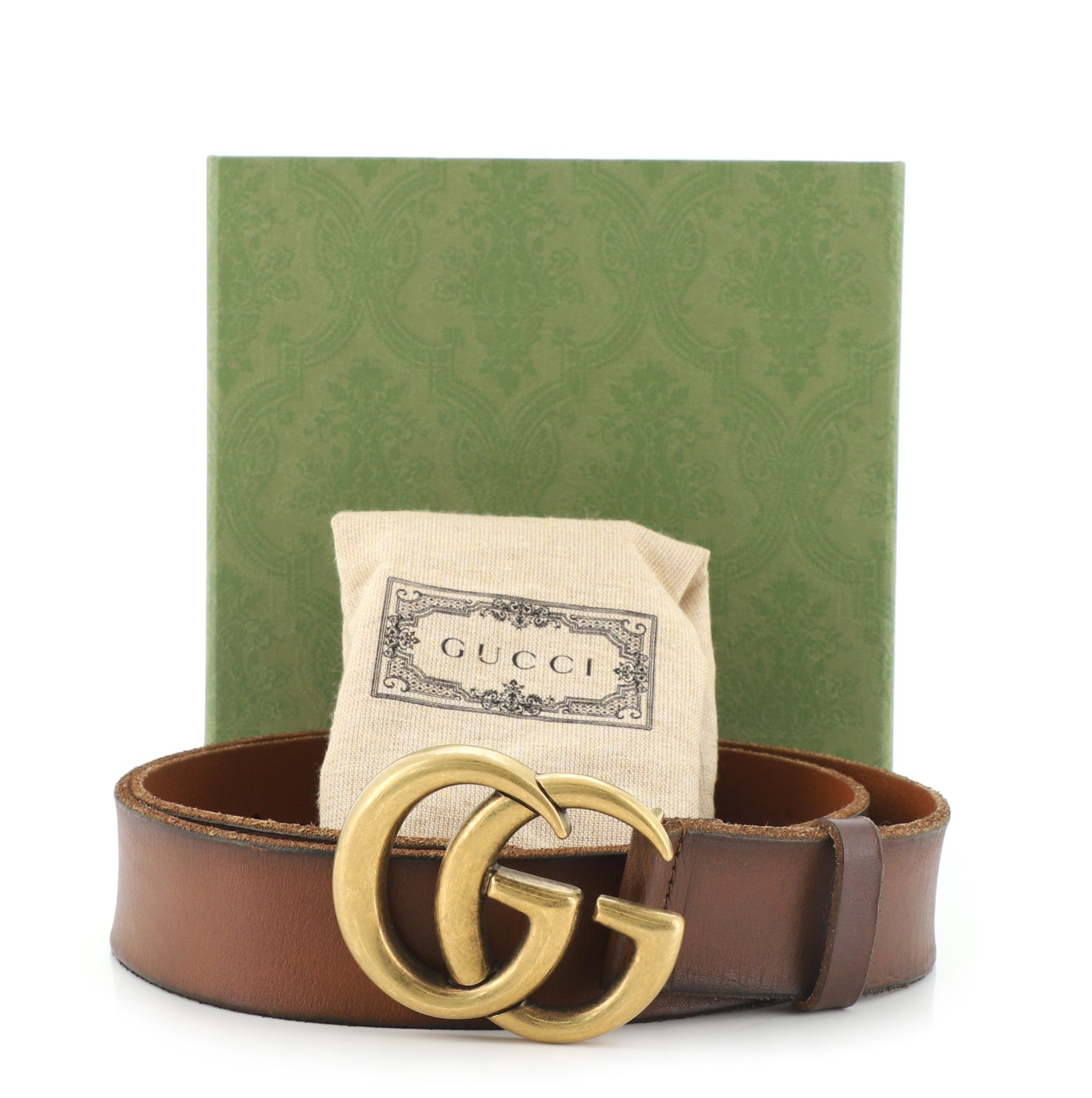 GG Marmont Belt Leather Wide 95