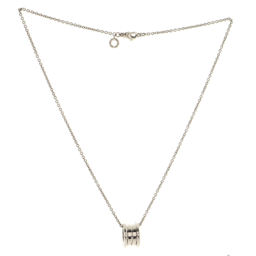 B.Zero1 Pendant Necklace 18K White Gold
