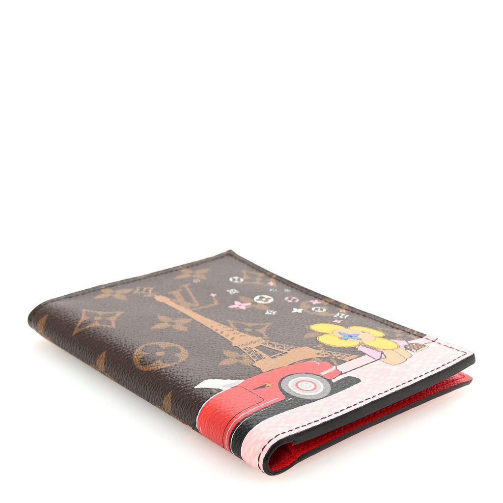 Monogram 2019 Christmas Animation Passport Cover Rouge