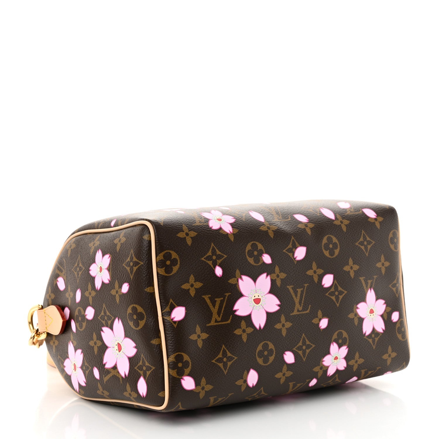 LV X TM Monogram Cherry Blossom Speedy Bandouliere 25 Sakura Brown