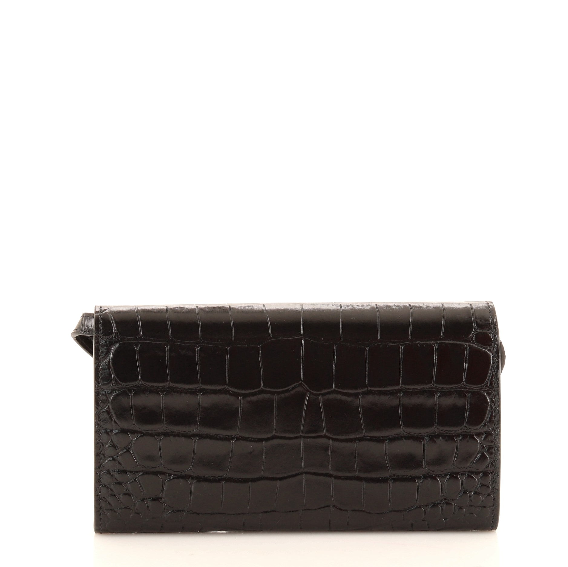 Touch B. Crossbody Bag Crocodile Embossed Leather Mini