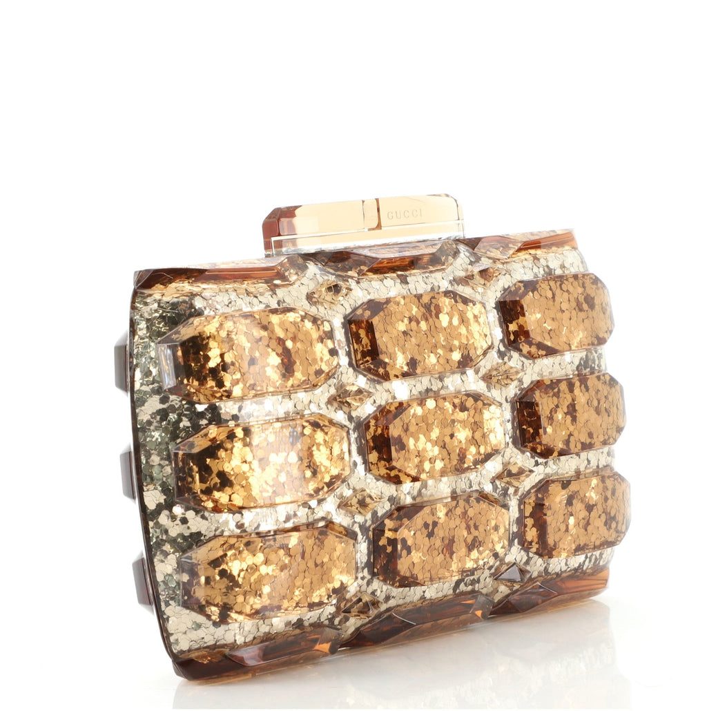 Aristographic Clutch Glitter Plexiglass