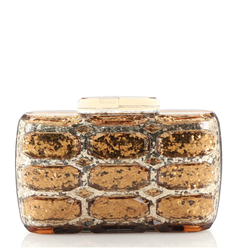 Aristographic Clutch Glitter Plexiglass