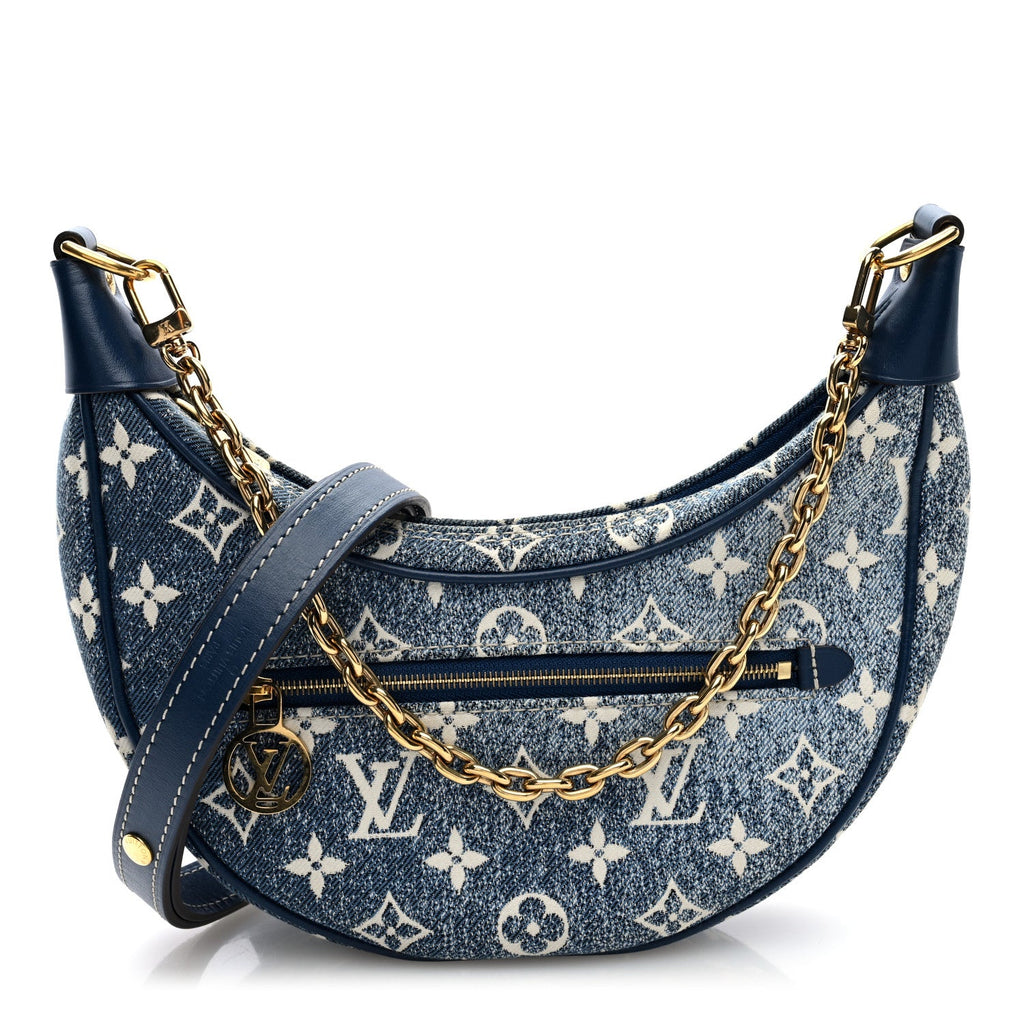 Monogram Jacquard Denim Loop Bleu