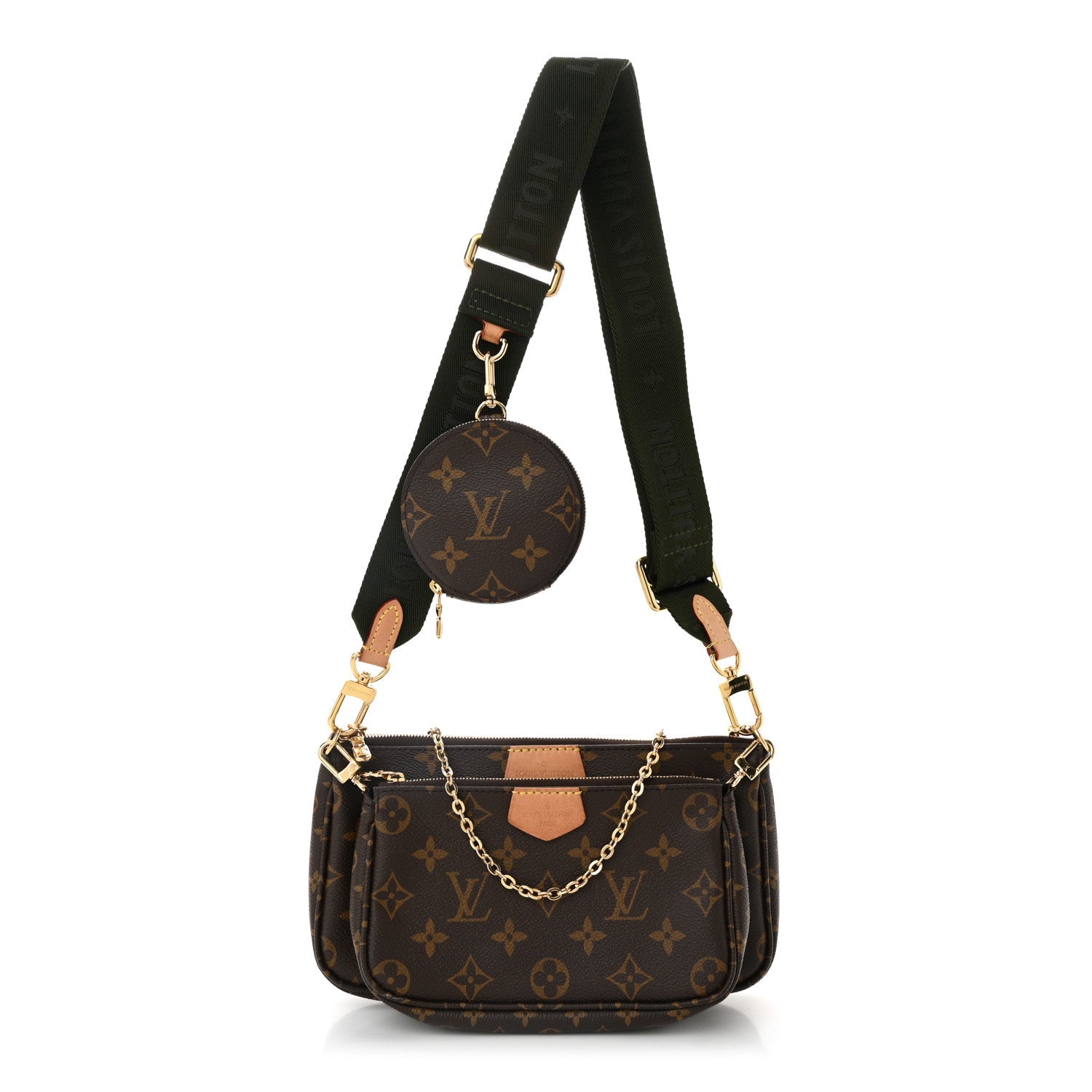 Monogram Multi Pochette Accessories Kaki