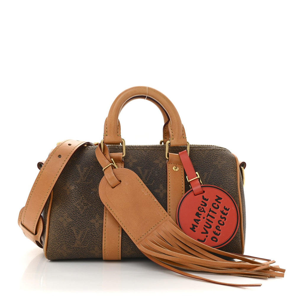 Monogram Dust Keepall Bandouliere 25