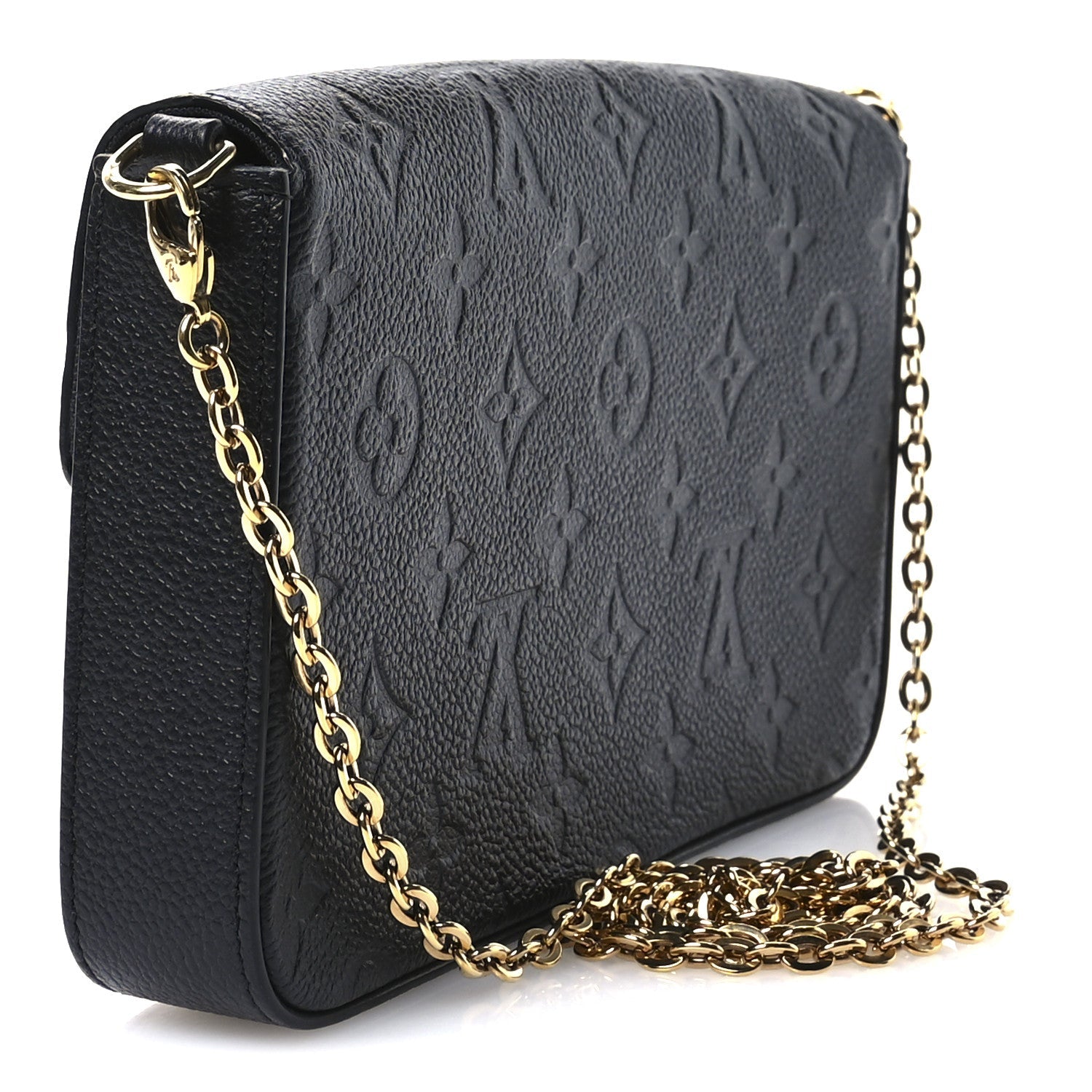 Empreinte Pochette Felicie Chain Wallet Black