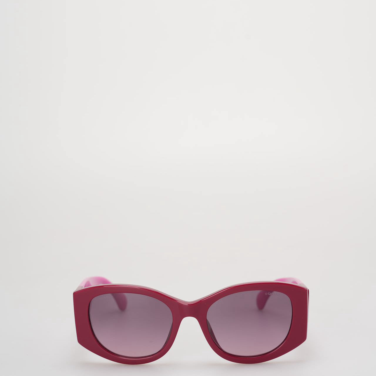 Chanel Oval Sunglasses CH5524 Red and Pink