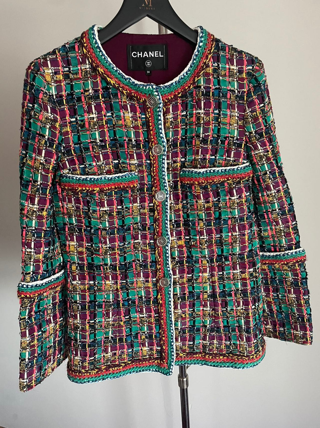 Chanel 2017 Tweed Pattern Evening Jacket  by Karl Lagerfeld