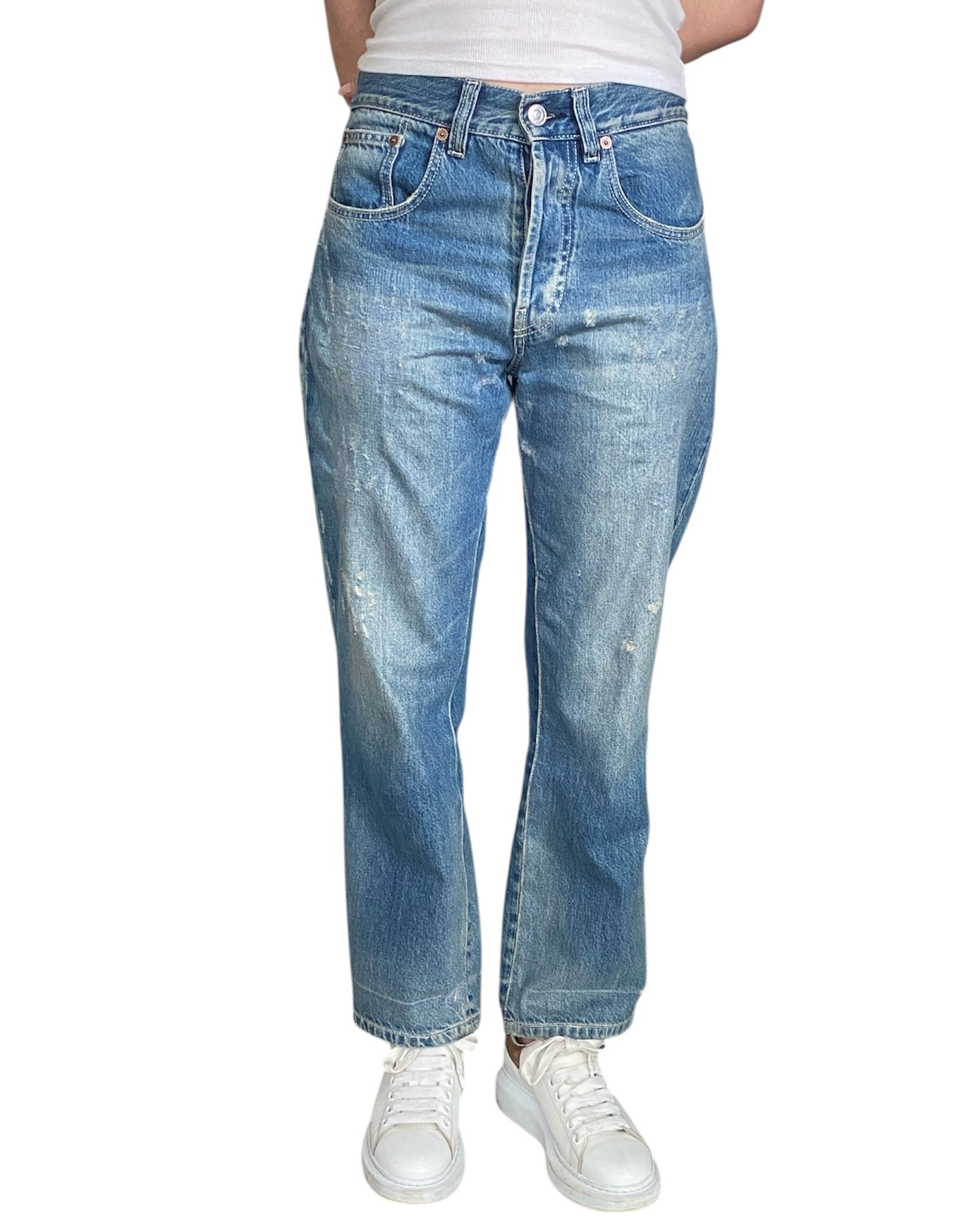 Victoria Bekham Distressed Denim  - W26