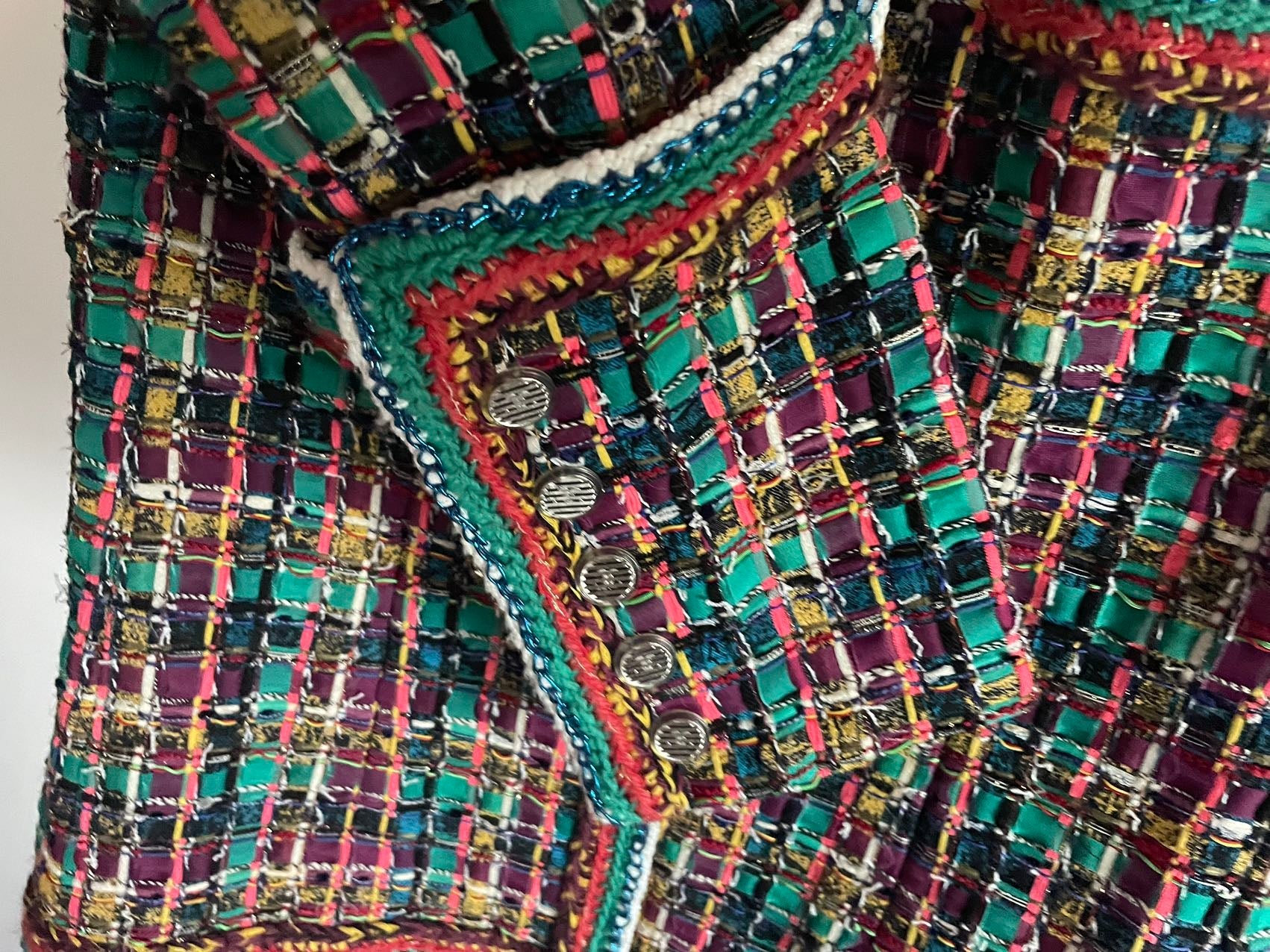 Chanel 2017 Tweed Pattern Evening Jacket  by Karl Lagerfeld
