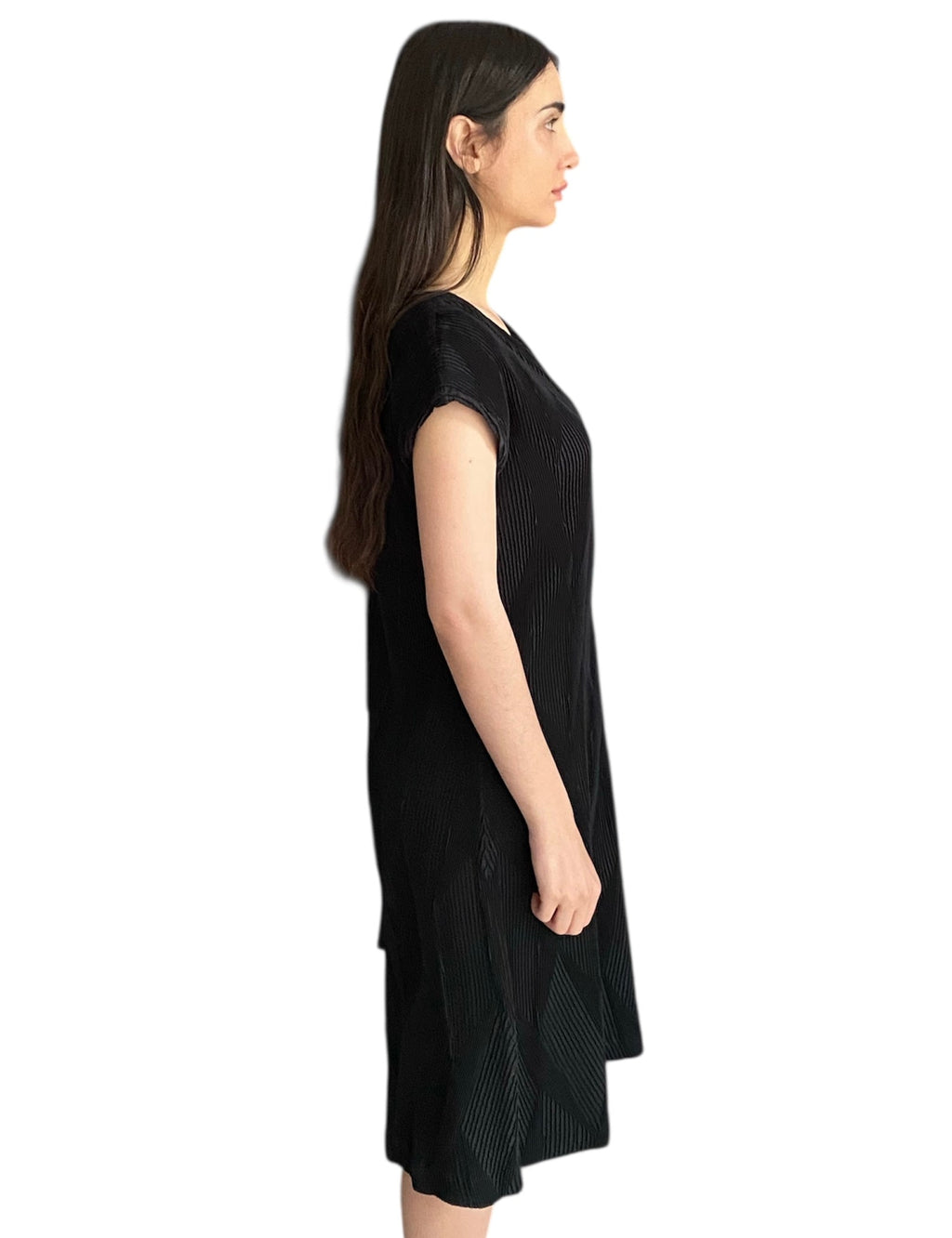 Issey Miyake Pleated Flared Dress - JP 2 (M / L)