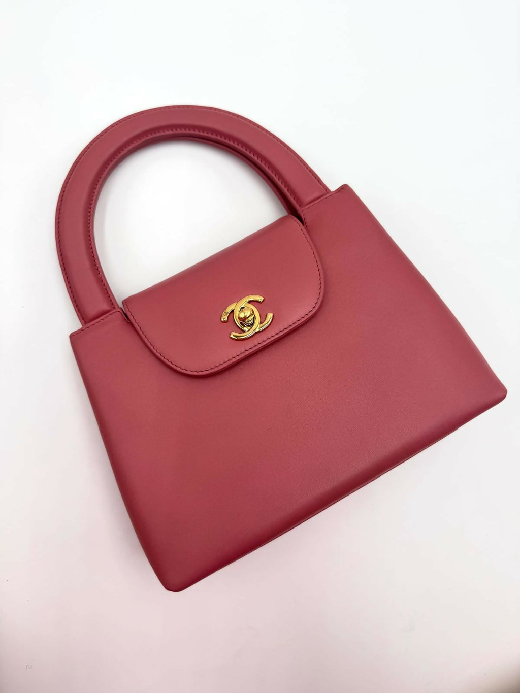 Chanel Vintage Dusty Pink Mini Kelly
