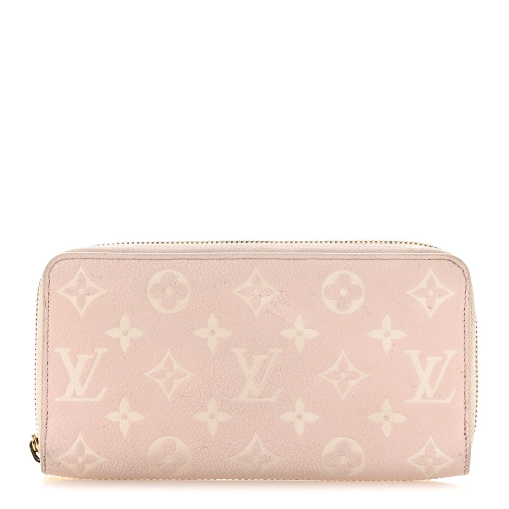 Empreinte Monogram Spring in the City Zippy Wallet Pink Beige Yellow