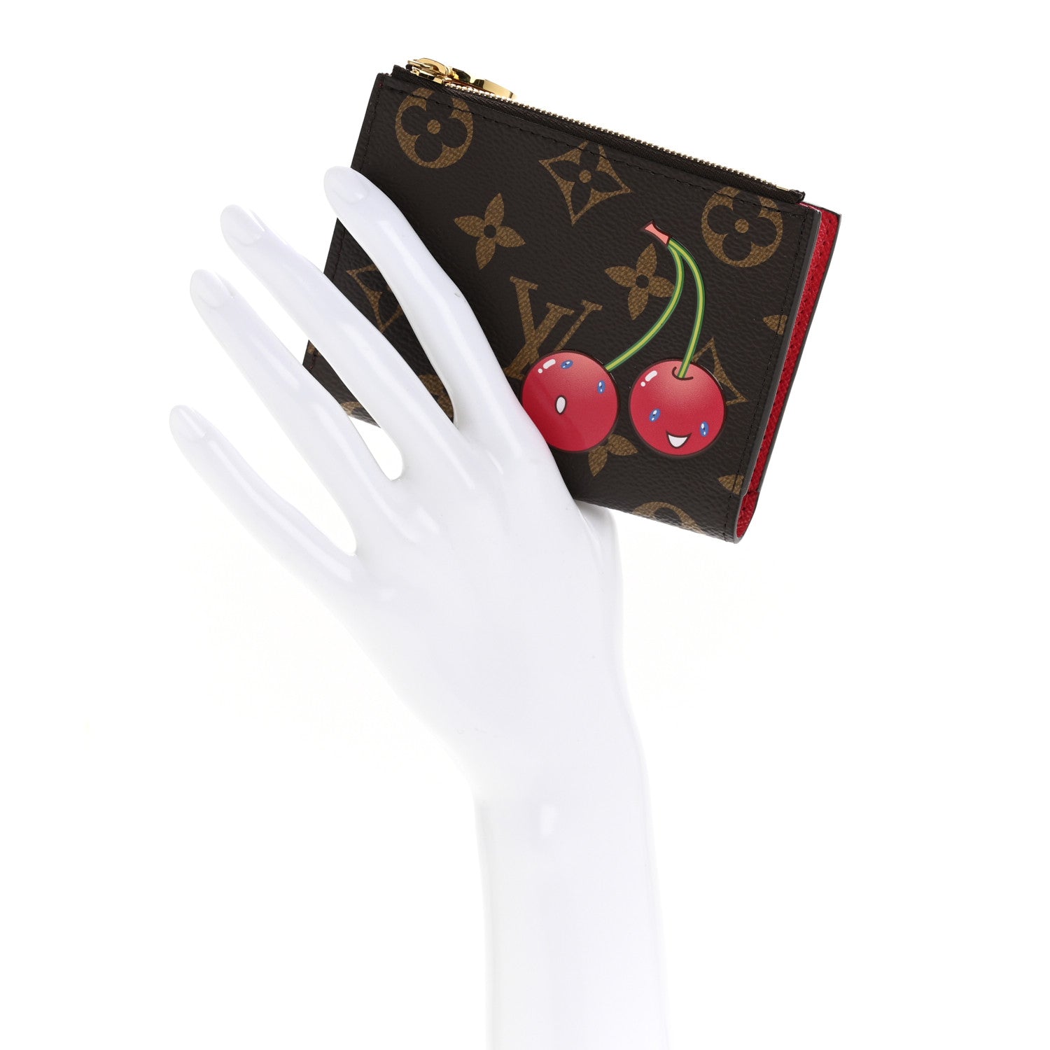 LV X TM Monogram Cerises Lisa Wallet