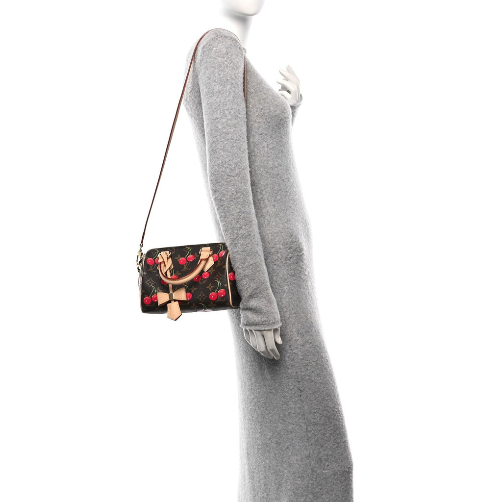 LV X TM Monogram Cerises Speedy Bandouliere 20