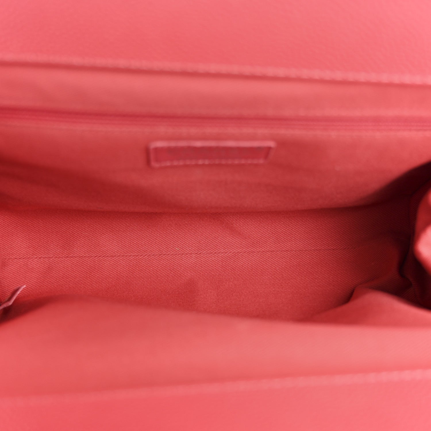 Caviar Quilted CC Large Clutch Coral