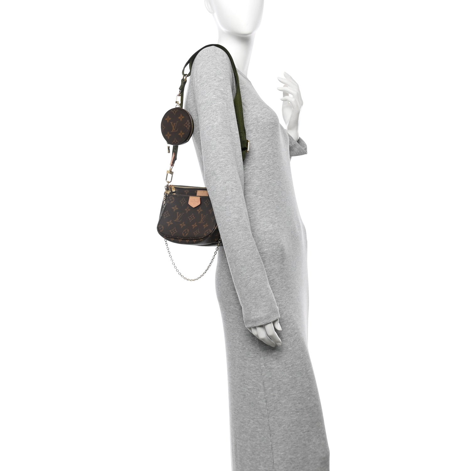 Monogram Multi Pochette Accessories Kaki