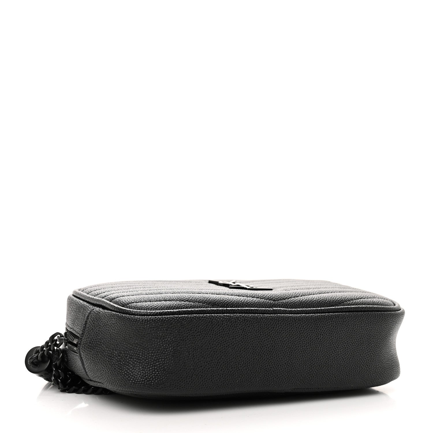 Grain De Poudre Matelasse Monochrome Monogram Mini Lou Camera Bag Black