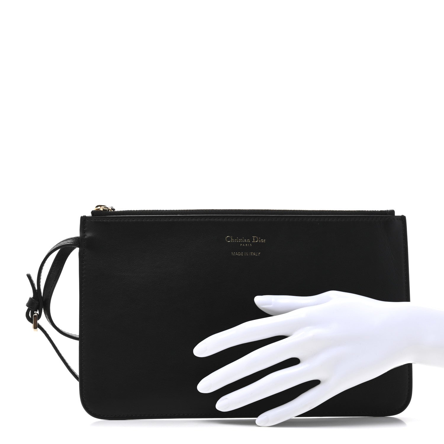 Smooth Calfskin Toujours Pouch Black