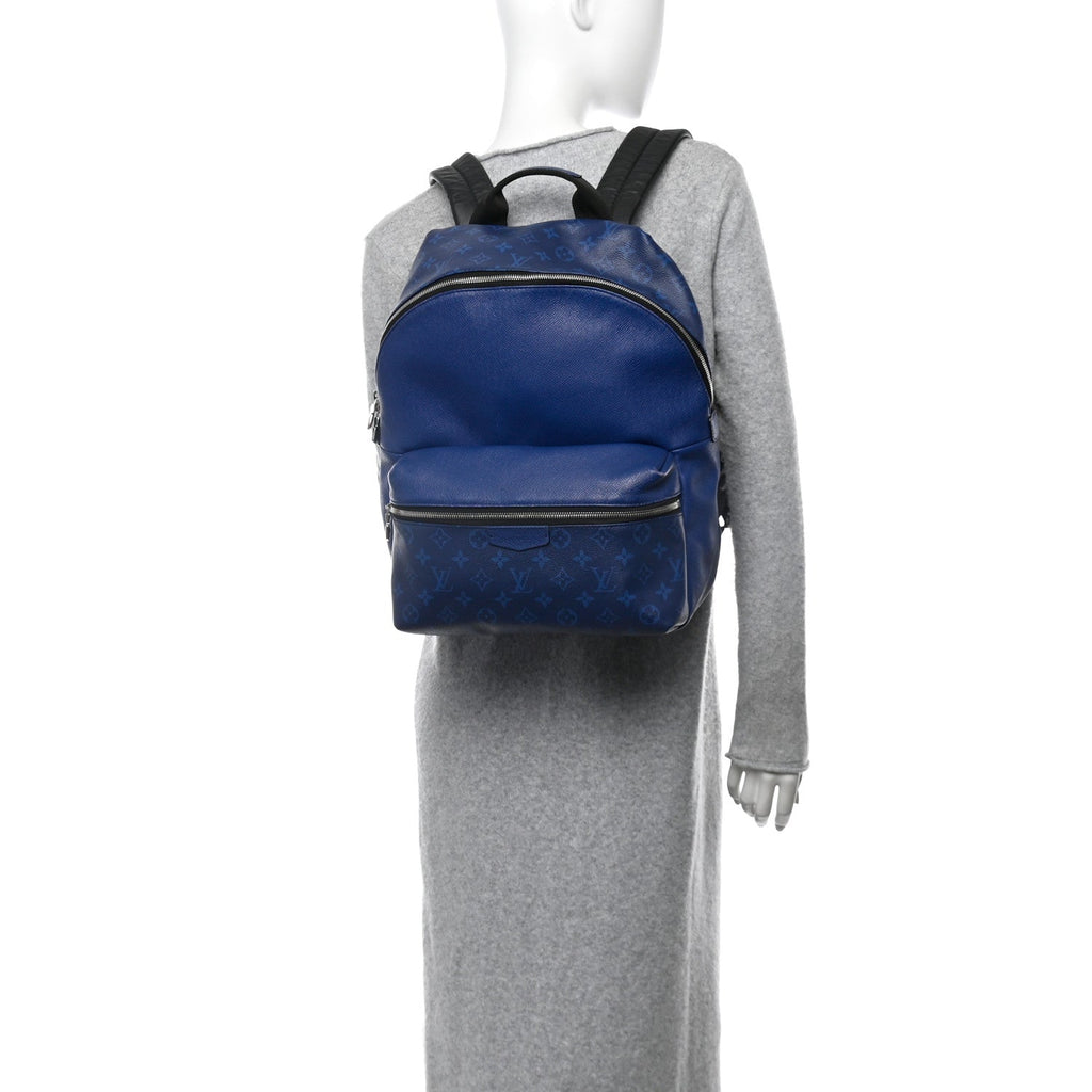 Taiga Monogram Discovery Backpack PM Cobalt
