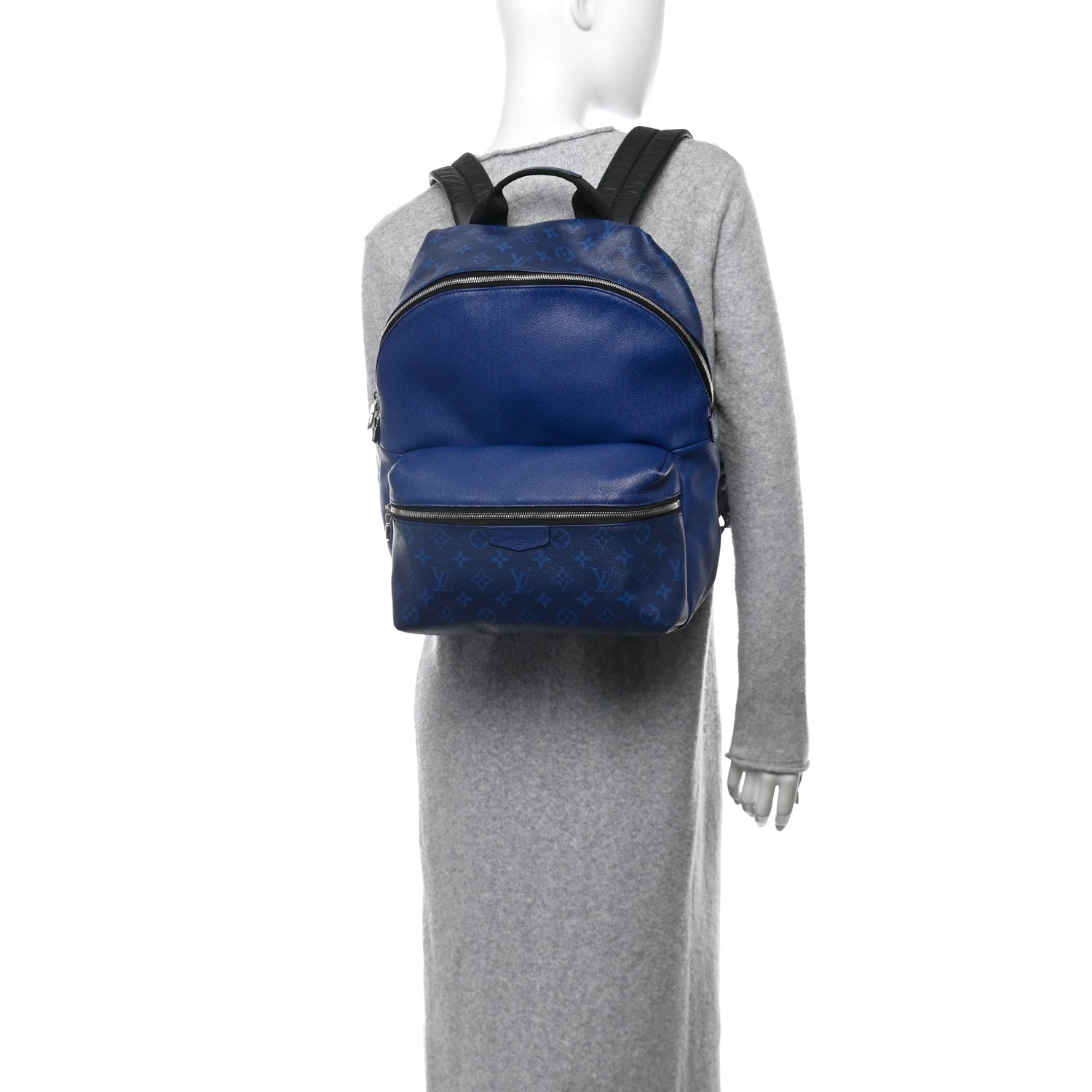 Taiga Monogram Discovery Backpack PM Cobalt