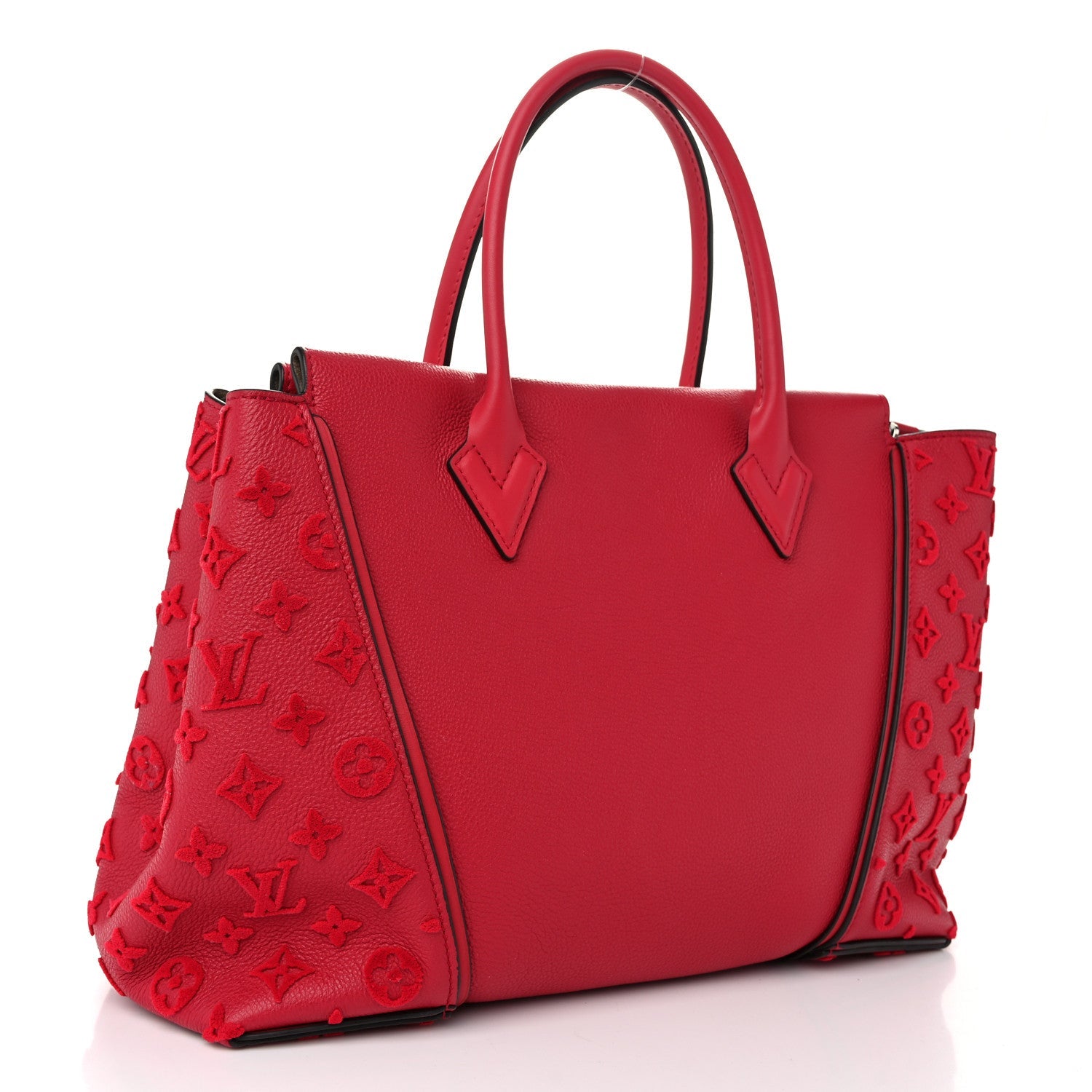 Veau Cachemire Tote W PM Framboise